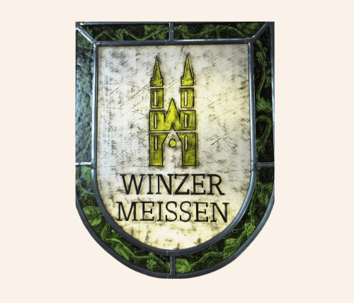 Wappen aus Glas